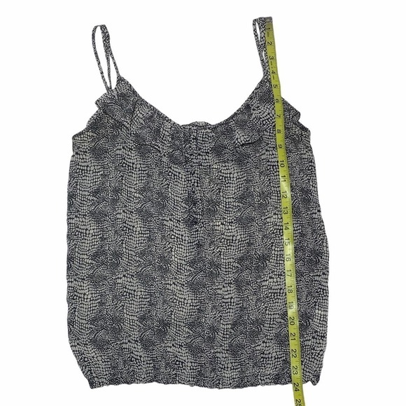 COTTON On Black & White Printed Camisole Blouse - Picture 7 of 12